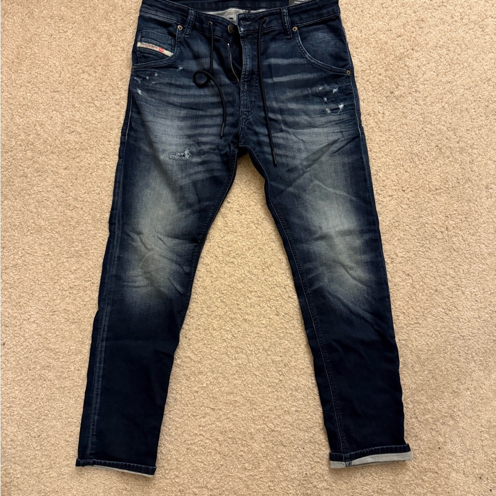 Diesel Krooley Jogger Men's Blue Jeans